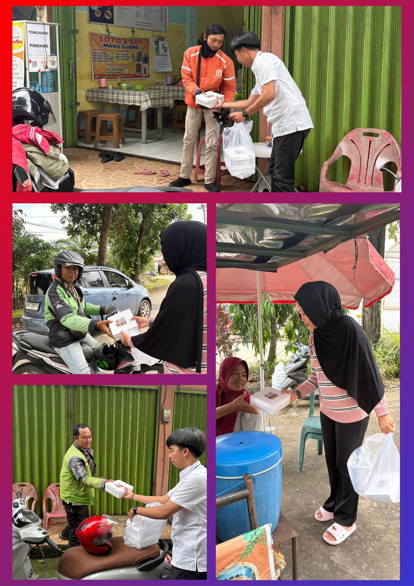 CSR berbagi nasi